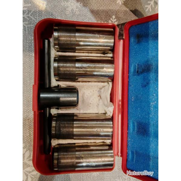 Chokes perazzi d origine complet avec bo�te et cl� perazzi.