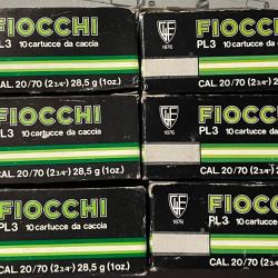Lot de 6 bo&icirc;tes de 10 cartouches Fiocchi Cal.20/70