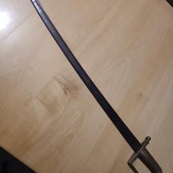 Sabre briquet 1790 sign&eacute; de SIMONET et poinconn&eacute;.