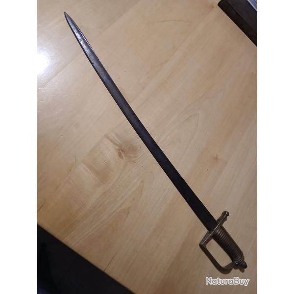 Sabre briquet 1790 sign� de SIMONET et poinconn�.