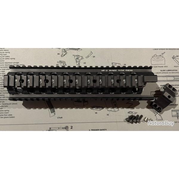 Garde-main Troy Picatinny - Mod�le MRF 10" MX