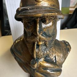 BUSTE D'UN POILU DE LA GRANDE GUERRE