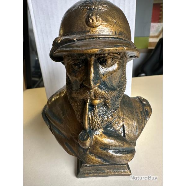 BUSTE D'UN POILU DE LA GRANDE GUERRE
