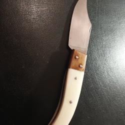 Couteau pliant Graoully corne blonde