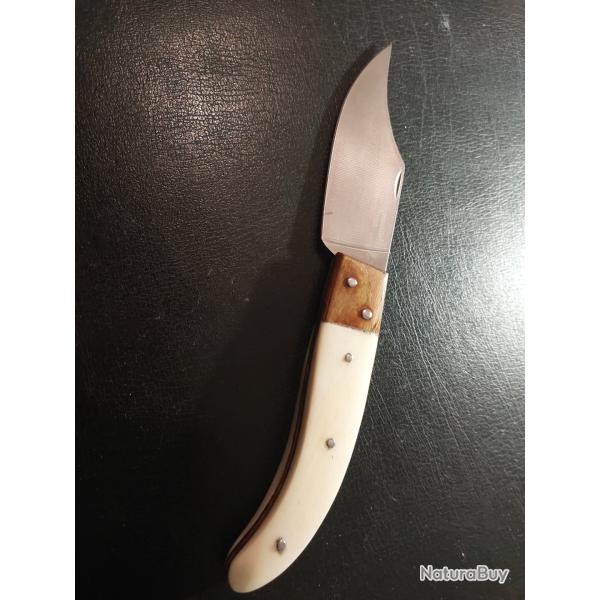 Couteau pliant Graoully corne blonde