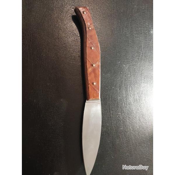 Couteau pliant Graoully cuir