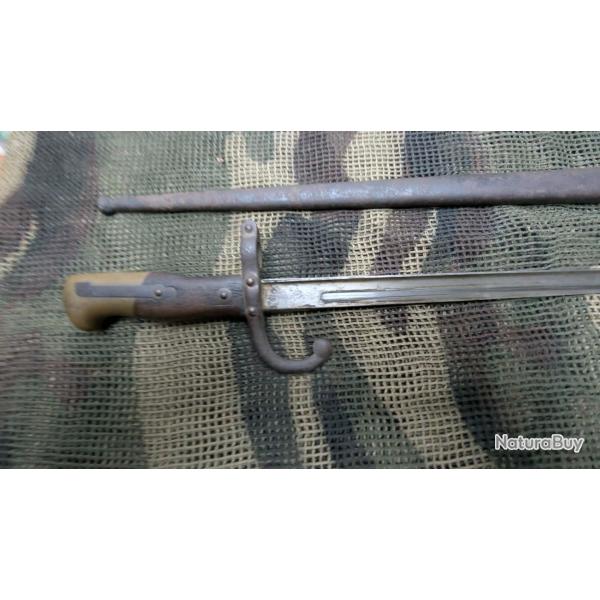 Superbe ba�onnette GRAS 1880