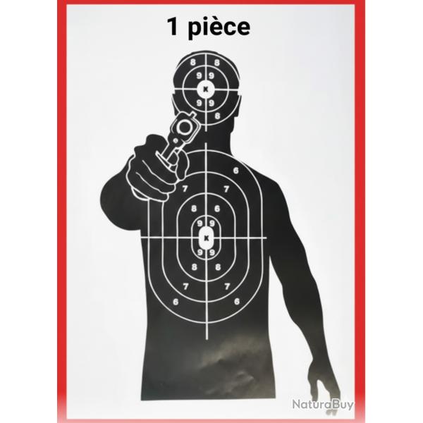 Cible de Tir Silhouette 45x32cm - 1 Pi�ce (livraison gratuite)