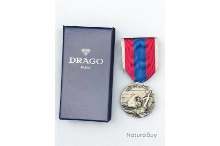 14.037) Médaille de la Défense Nationale - Argent - Drago