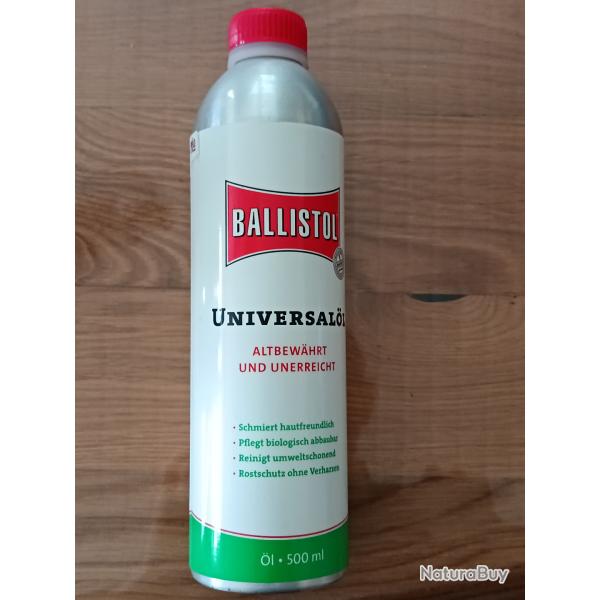 HUILE BALLISTOL BIDON 500ML NETTOIE LUBRIFIE ET PROTEGE ETC...
