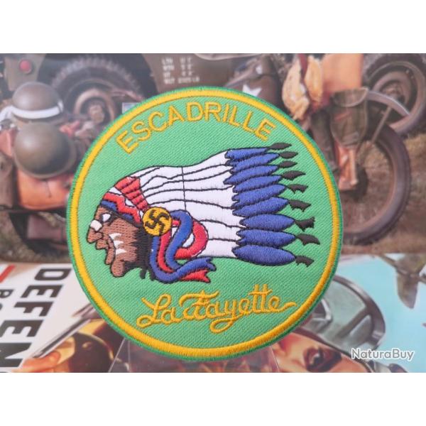 Escadrille Lafayette - Patch brod� d'un diam�tre de 90 mm