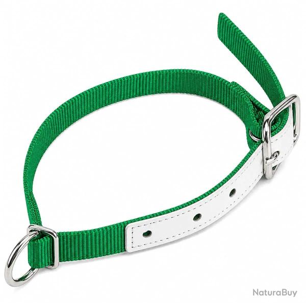Collier moutons et ch�vres nylon vert