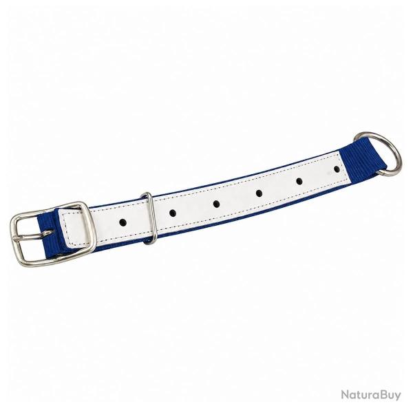 Collier moutons et ch�vres nylon bleu