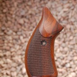 PLAQUETTES REVOLVER S&W J FRAME, poign&eacute;es rondes (&agrave; carreaux)