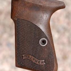 PLAQUETTES PISTOLET WALTHER PP - GRIPS (damier + logo)