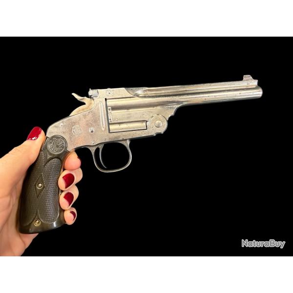 PISTOLET SMITH & WESSON FIRST MODEL SINGLE SHOT PISTOL cal. 22LR