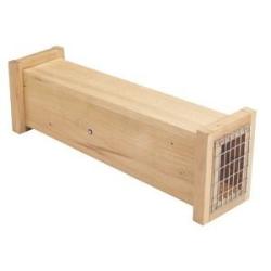 BELLETI&Egrave;RE EN BOIS - 49 X 6 X 8 CM BOXTRAP