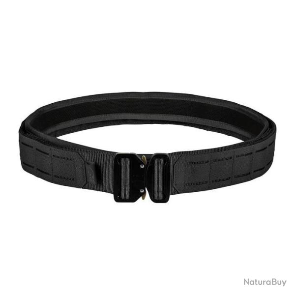 Ceinturon tactique MOLLE noir avec boucle type cobra et syst�me duo fast S/M