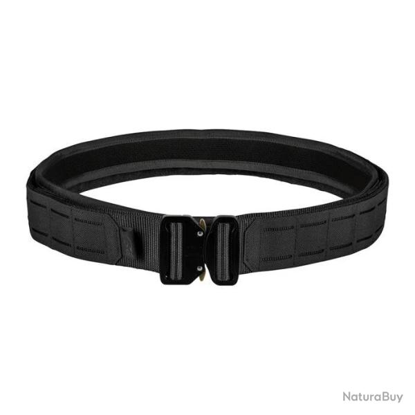 Ceinturon tactique MOLLE noir avec boucle type cobra et syst�me duo fast L/XL