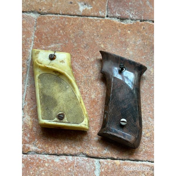 2 paires de plaquette pour pistolet 4.5mm ou 22lr