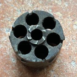Barillet pour revolver 7mm &agrave; broche