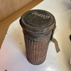 Masque a gaz allemand WW2 GM30 complet et nominatif  1940