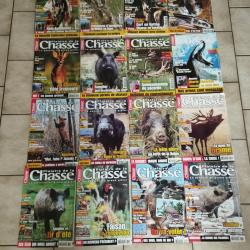 16 MAGAZINES PLAISIRS DE LA CHASSE ANNEES 2000/2001/2002/2003/2004