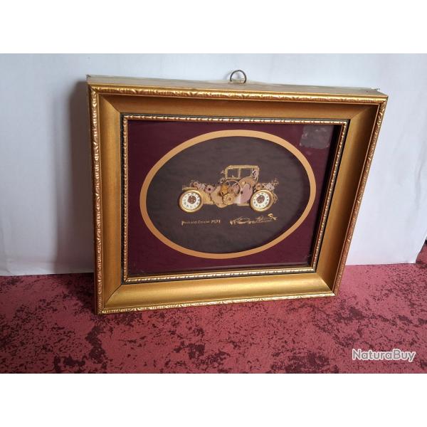 Tableau Ken Broadbent r�alis� avec des pi�ces d'horlogerie