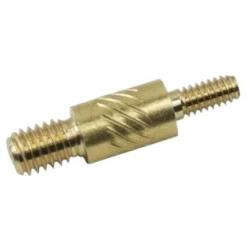 ADAPTATEUR EN LAITON POUR TIGE DE NETTOYAGE SHOTGUN VERS RIFLE - M5X0,8 MALE VERS 1/8" MALE