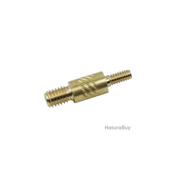 ADAPTATEUR EN LAITON POUR TIGE DE NETTOYAGE SHOTGUN VERS RIFLE - M5X0,8 MALE VERS 1/8" MALE