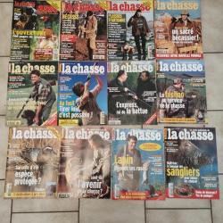 12 MAGAZINES LA REVUE NATIONALE DE LA CHASSE ANNEES 2000/2001/2002/2003