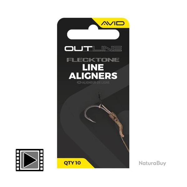 Adaptateur Avid Carp Outline Flecktone Line Aligner (par 10) XL