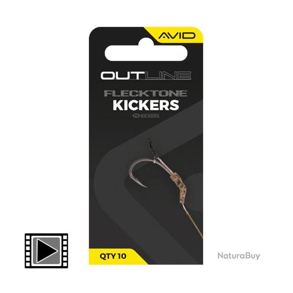 Adaptateur Avid Carp Outline Flecktone Kickers (par 10) XL