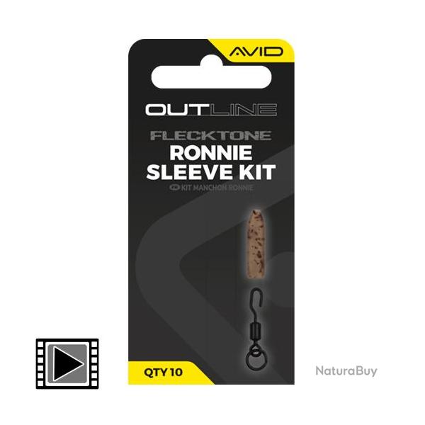 Em�rillon Avid Carp Outline Flecktone Ronnie Sleeve Kit (par 10)