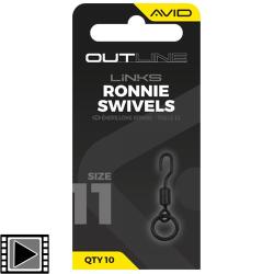 Em&eacute;rillon Avid Carp Outline Ronnie Swivel T.11 (par 10)