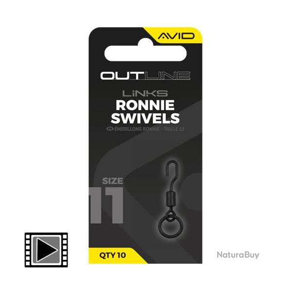 Em�rillon Avid Carp Outline Ronnie Swivel T.11 (par 10)