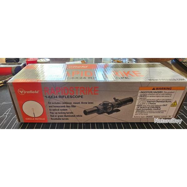 FIREFIELD RAPIDSTRIKE 1-6X24 SFP LPVO