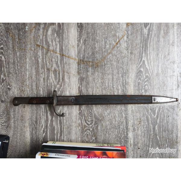 Ba�onnette allemande WW1 mod�le 1908 dans son jus aucune piq�res