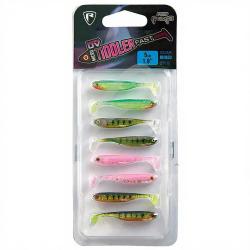 Leurre souple FOX RAGE Micro tiddler fast UV mixed colour pack 5cm