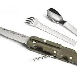 COUTEAU BIVOUAC VERT - TB OUTDOOR NEUF U KAKI