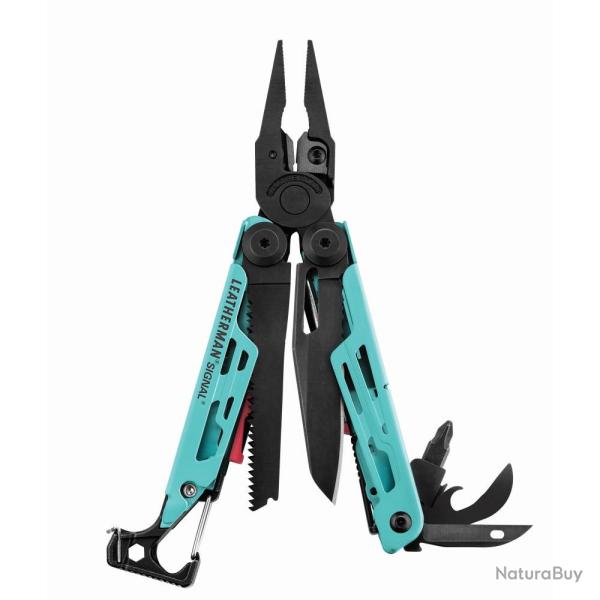 PINCE SIGNAL VERT AQUA - LEATHERMAN NEUF U VERT
