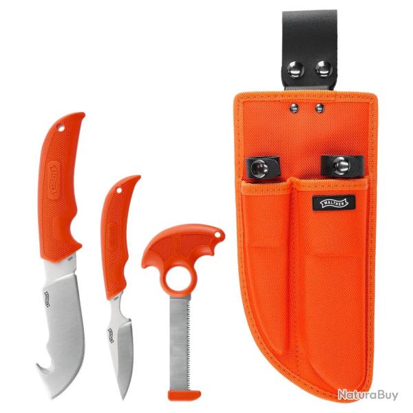 SET DE COUTEAUX HUNTER SET - WALTHER NEUF U UNIQUE