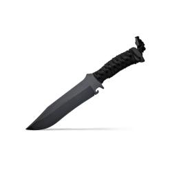 TX BOWIE PARACORD NOIR LAME EPOXY NOIR - WILDSTEER NEUF U NOIR