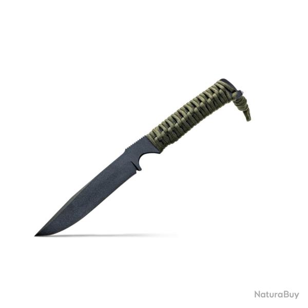 WILD TECH 4 XL PARACORDE KAKI LAME EPOXY NOIRE - WILDSTEER NEUF U KAKI