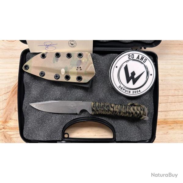 W-TECH 4 �DITION 20 ANS N�12/40 PARACORDE LAME STONEWASH - WILDSTEER