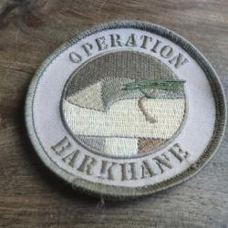 insigne  brod&eacute;e op&eacute;ration barkhane
