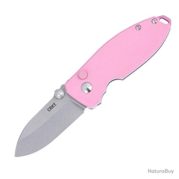 Couteau pliant CRKT "Squid" rose 2474P.CR