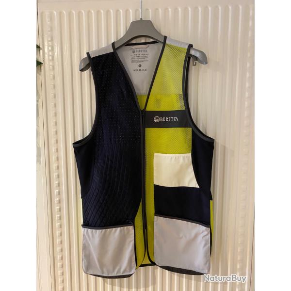 Gilet de Ball Trap Beretta fluo XL