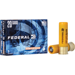 Balles Federal Power-Shok Rifled Slug Calibre 20/70 21G Pointe Creuse