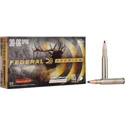 Cartouches Federal Premium Ogive Trophy Copper Calibre 30-06 Sprg - 165 grains